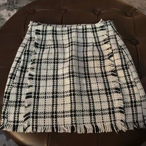 SHEIN XS plaid mini skirt